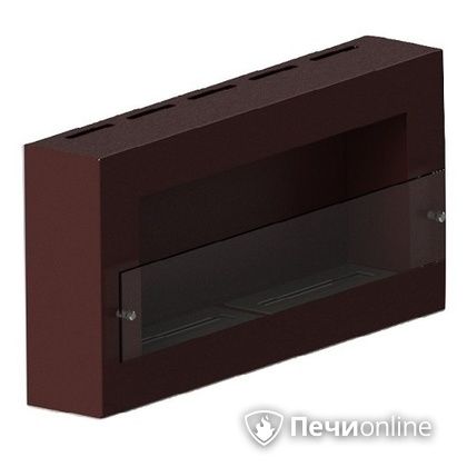 Биокамин ЭкоЛайф Window Fat II Glass black burgundy Арома в Краснотурьинске